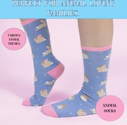 Pavilion Bunnies Socks Memorial Keepsake, Multicolor, Medium/Large