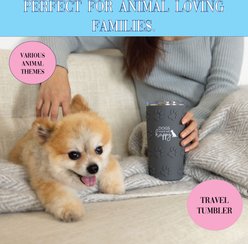 Pavilion Dog Tumbler, Gray, 20-oz