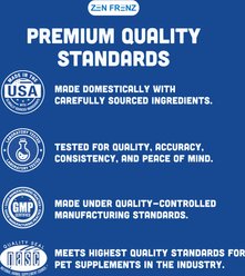 Zen Frenz Zen Drops 500MG Premium Hemp Seed Immune Liquid Supplement for Pets, 1-fl oz bottle slide 2 of 7