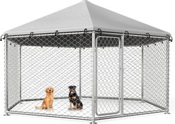 IronovaPets Heavy-Duty Outdoor Dog Pen, Large: 149-in