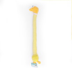 Cozy Tails Squeak Long Neck Duck Plush Dog Toy, Yellow slide 2 of 9