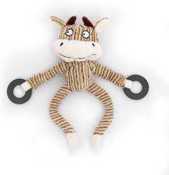 Cozy Tails Squeak Calf Plush Dog Toy, Tan