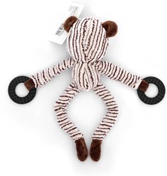 Cozy Tails Squeak Bear Plush Dog Toy, Beige slide 2 of 9