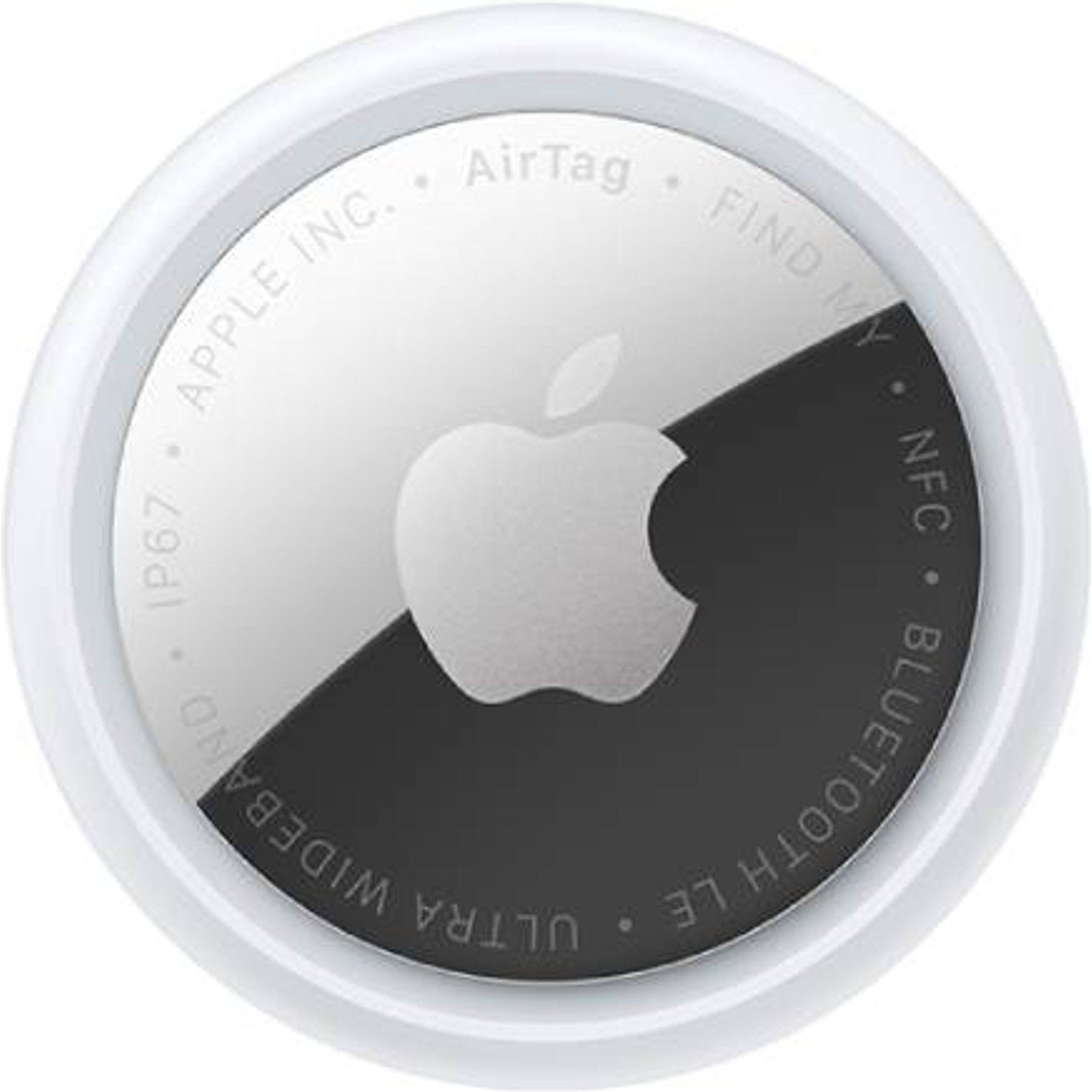 Apple AirTag 2nd Generation Dog GPS Tracker Tag, White, 1 count