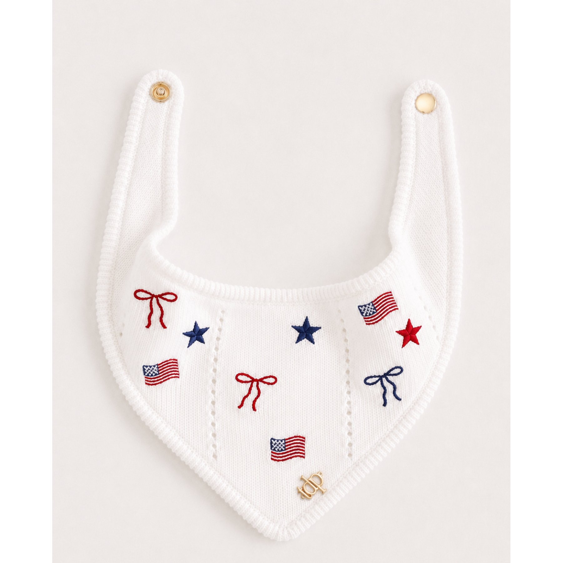 The Deluxe Pup DeluxeFIT Patriotic Icons Dog Bandana, Medium