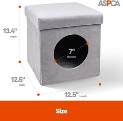 ASPCA Foldable Cat House, Gray slide 2 of 7