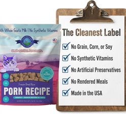 Shepherd Boy Farms All Lifestages Grain-Free Pork Recipe Freeze-Dried Cat Food, 12-oz bag slide 2 of 9