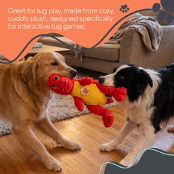 Bow-Wow Pet Plush Dinosaur Dog Toys, 2 count slide 2 of 6