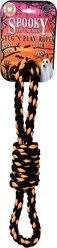 Bow-Wow Pet Halloween Tug-N-Play Tough Dog Ropes Tug Toy, Knotted Barrel Rope