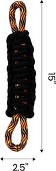 Bow-Wow Pet Halloween Slip Knot Dog Ropes Tug Toy, Orange & Black, 2 count slide 2 of 4