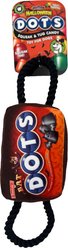 Tootsie Roll Halloween DOTS Candy Rope Squeaky Dog Plush Toy