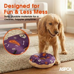 Bow-Wow Pet Halloween Donut Squeaky Dog Plush Toy, 2 count slide 2 of 4