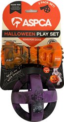 ASPCA Halloween TPR Bone & Cage Set Tough Dog Chew Toy, 2 count