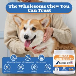ColEaze Omega 3 Skin & Coat Support Supplement for Dogs, 110 count slide 2 of 7