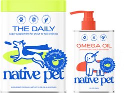 Native Pet Dog Daily Wellness Starter Pack: The Daily Multivitamin + Omega Oil