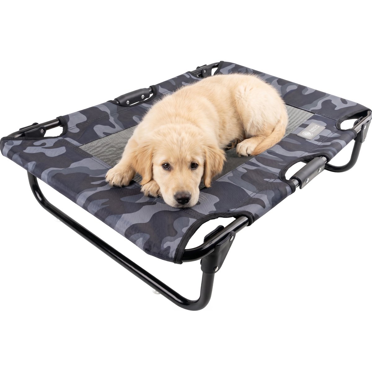American Kennel Club AKC Foldable Elevated Mesh Cooling Center Dog Bed, Camo, Small: 20 x 30-in