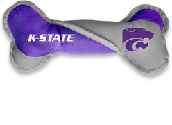 Littlearth NCAA Tug Bone with Squeaker Dog Toy, Kentucky Wildcats