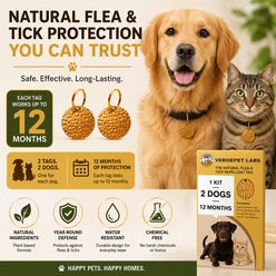 Verdepet Labs Natural BioResonance Technology Flea & Tick Prevention Collar Tag for Dogs, 2 count slide 2 of 5