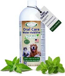 Mad About Organics Oral Care Fresh Mint Dog Dental Water Additive, 32-fl oz, 92 servings