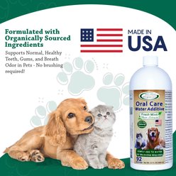 Mad About Organics Oral Care Fresh Mint Dog Dental Water Additive, 32-fl oz, 92 servings slide 2 of 4