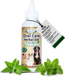 Mad About Organics Oral Care Herbal Fresh Mint Dog Dental Gel, 4-fl oz bottle