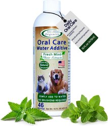 Mad About Organics Oral Care Fresh Mint Dog Dental Water Additive, 16-fl oz, 46 servings