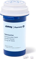 Telmisartan Compounded Chicken Tablet, 10 mg, 60 tablets for Veterinary use