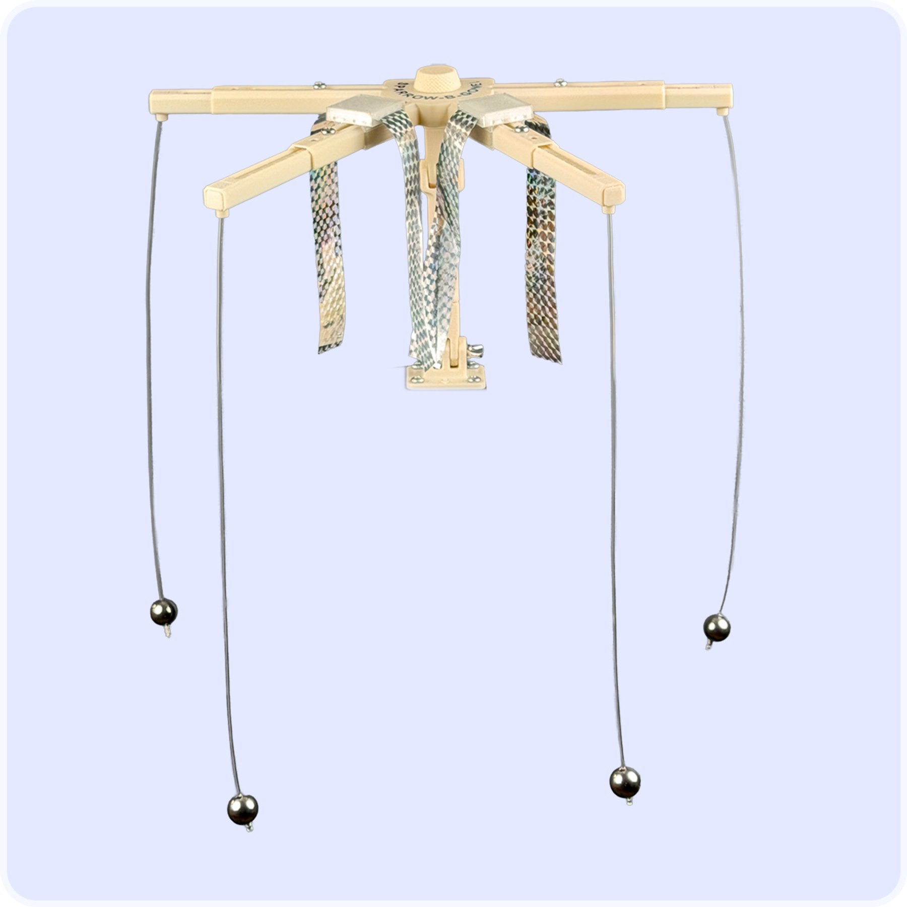 Sparrow-B-Gone! Wall Mounted Flat Surfaced & Angled Roof Bluebird House Accessory, Natural