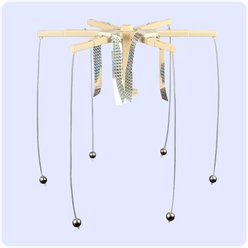 Sparrow-B-Gone! Bottom Pole Mounted Flat & Level Roof Bluebird House Accessory, Natural
