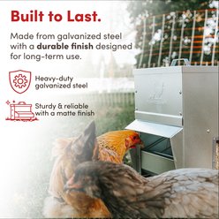 RentACoop Trough Metal Poultry Feeder, 10-lbs slide 2 of 9
