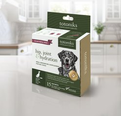Totoniks Hip, Joint & Hydration Refill Pack Venison Flavored Powder Supplement for Large Dogs, 15 count