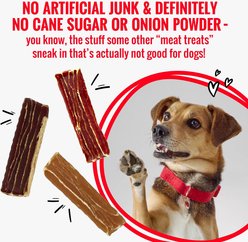 Good 'n' Tasty High-Protein Variety Pack Strips Real Chicken, Duck & Sirloin Soft & Chewy Dog Treats, 4-oz bag slide 2 of 8