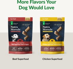 Ultimate Pet Nutrition Nutra Morsels Beef Superfood Treat & Dog Food Topper, 8-oz bag slide 2 of 7