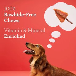 DreamBone Triple Flavor Wings Real Chicken, Peanut Butter & Beef Dog Hard Chew Treats, 10 count slide 2 of 9