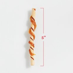 DreamBone Twists Wrapped with Chicken Rawhide Free Dog Hard Chew Treats, 11 count slide 2 of 9