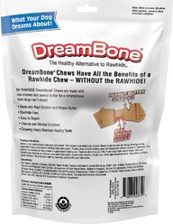 DreamBone Small Real Peanut Butter Rawhide Free Dog Chew Bones, 12 count slide 2 of 9