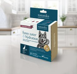 Totoniks Fussy Eater & Hydration Refill Pack Immune Support Venison Flavored Powder Supplement for Large Dogs, 15 count