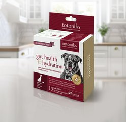 Totoniks Gut Health & Hydration Refill Pack Venison Flavored Powder Digestive Aid for Large Dogs, 15 count