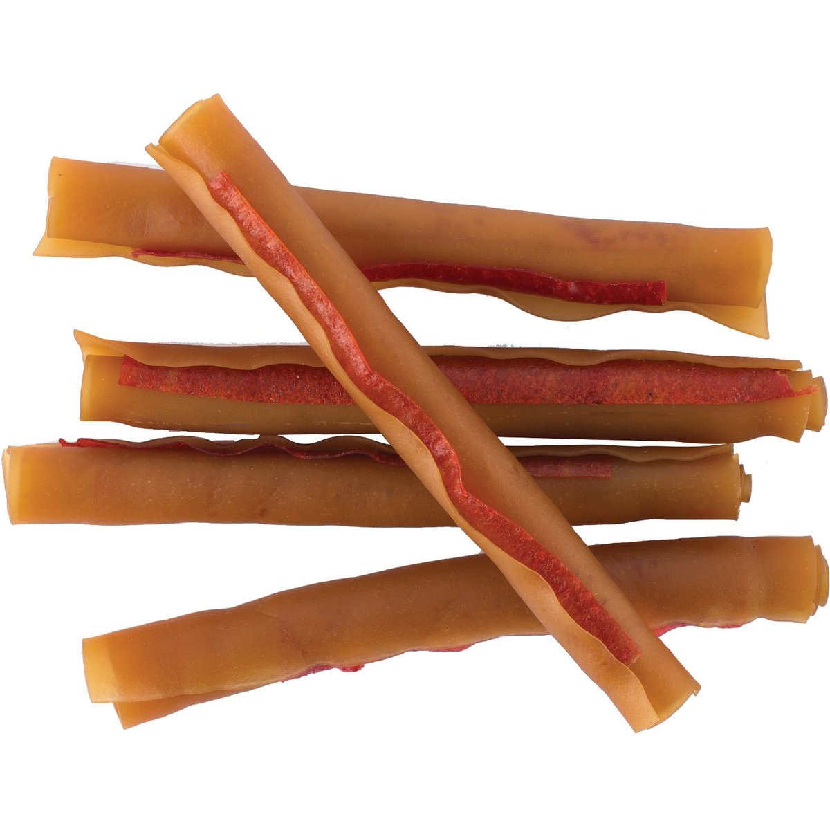 DreamBone DreamSticks Real Peanut Butter Rawhide Free Dog Hard Chew Treats, 13 count