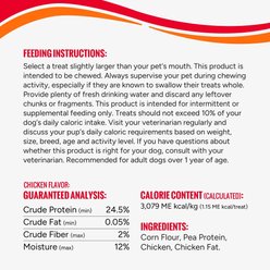 Good 'n' Tasty Pup Puffs Gluten-Free Chicken, Peanut Butter & Cheese Crunchy Dog Treats, 8-oz bag slide 2 of 7