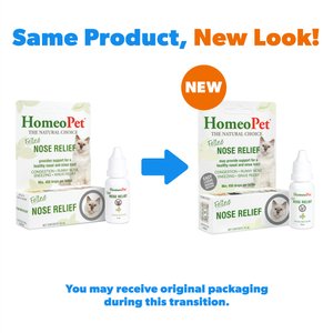 HomeoPet Feline Nose Relief Homeopathic Medicine for Nasal & Sinus Infection for Cats, 450 drops