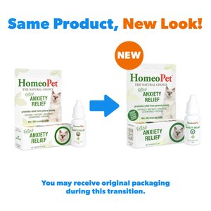 HomeoPet Feline Anxiety Relief Cat Supplement, 450 drops