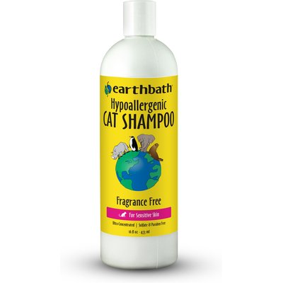 Earthbath Earthbath Hypoallergenic Fragrance Free Cat Shampoo, 16-fl oz bottle