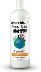 Earthbath Oatmeal & Aloe Itch Relief Fragrance Free Dog & Cat Shampoo, 16-fl oz bottle