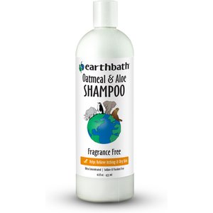Earthbath Oatmeal & Aloe Itch Relief Fragrance Free Dog & Cat Shampoo, 16-fl oz bottle