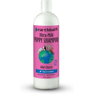 Earthbath Ultra-Mild Wild Cherry Puppy Shampoo, 16-fl oz bottle