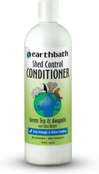 Earthbath Shed Control Green Tea & Awapuhi Dog & Cat Conditioner, 16-fl oz bottle