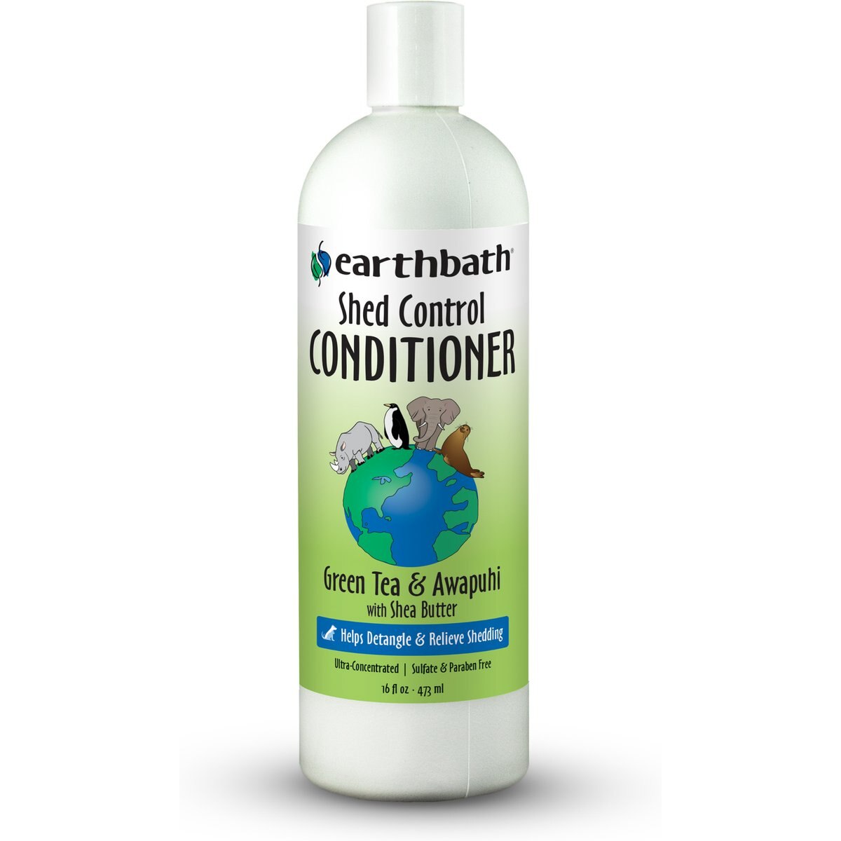 Earthbath Shed Control Green Tea & Awapuhi Conditioner for Dogs, 16-oz