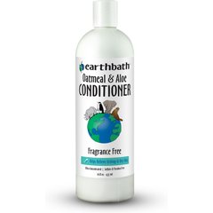 Earthbath Oatmeal & Aloe Itch Relief Fragrance Free Dog & Cat Conditioner, 16-fl oz bottle