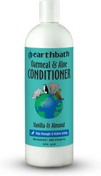 Earthbath Oatmeal & Aloe Itch Relief Dog & Cat Conditioner, Vanilla & Almond, 16-fl oz bottle